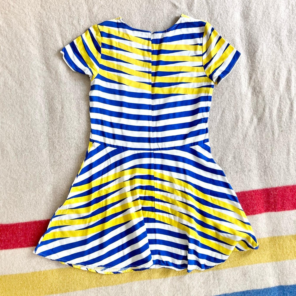 Dusen Dusen Blue Moire and Objects boxy short sleeve dress - Picture 6 of 9